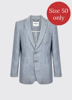 Dubarry Glen Men's Linen Blazer - Blue