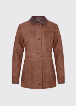 Dubarry Goldsmith Ladies Leather Jacket - Walnut