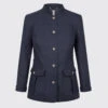 Dubarry Malahide Women's Linen Jacket - Navy -Dubarry Sales 334703