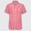 Dubarry Blackrock Short-Sleeved Striped Shirt - Red Multi 1 Dubarry Blackrock Short-Sleeved Striped Shirt - Red Multi -Dubarry Sales 335985
