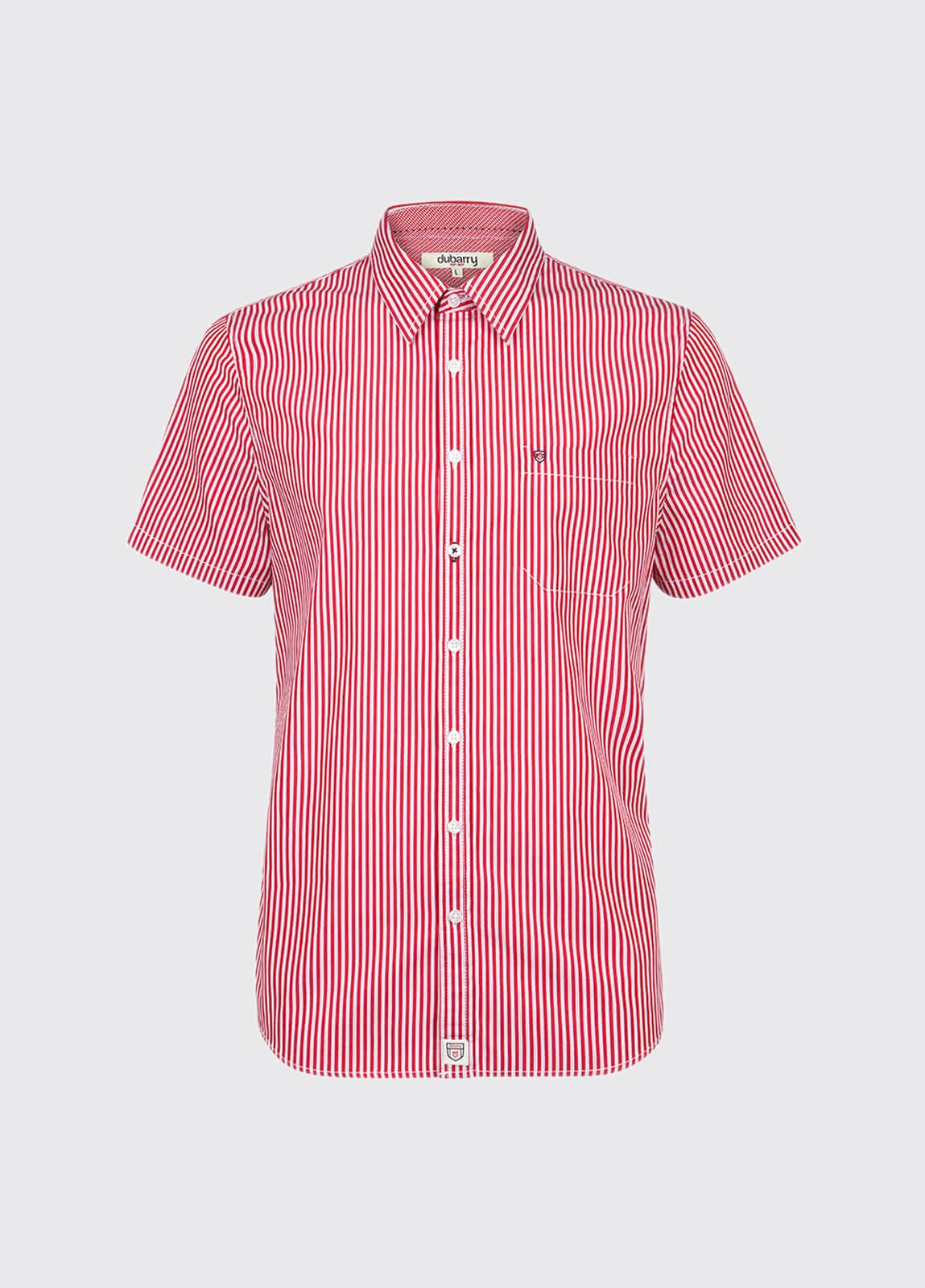 Dubarry Blackrock Short-Sleeved Striped Shirt - Red Multi 3 Dubarry Blackrock Short-Sleeved Striped Shirt - Red Multi