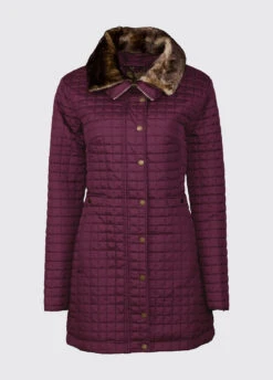 Dubarry Abbey Women's Quilted Jacket - Malbec