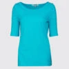 Dubarry Corofin Ladies Top - Teal -Dubarry Sales 338186