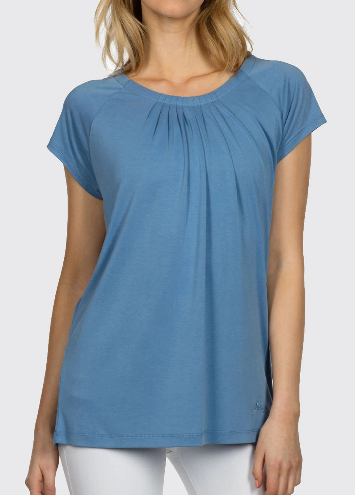 Dubarry Quilty Ladies Top - Denim 4 Dubarry Quilty Ladies Top - Denim - Image 2