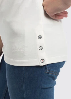 Dubarry Fermoyle Cowl Neck Top - White -Dubarry Sales 343600 3