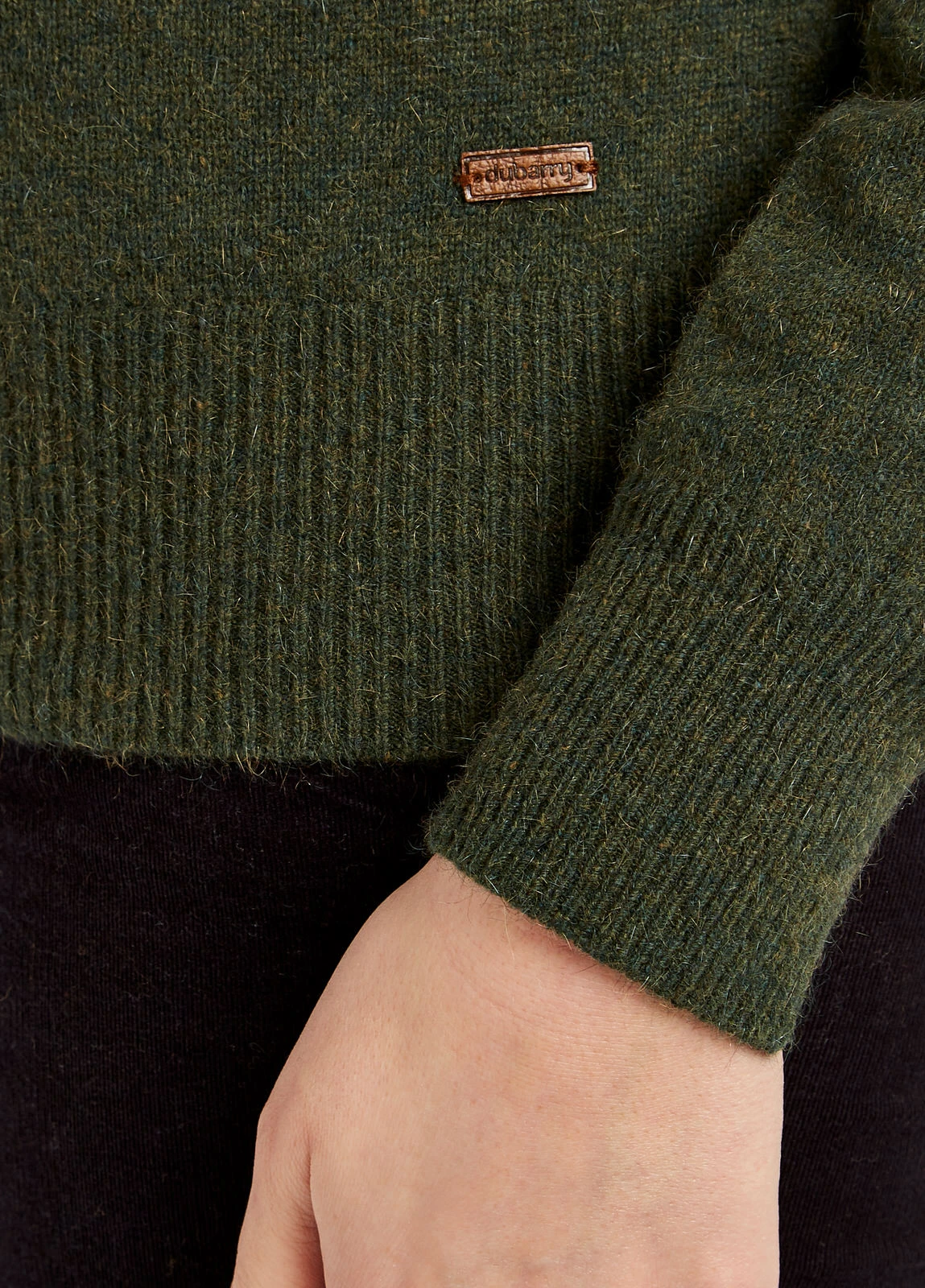 Dubarry Coleraine Sweater - Olive 7 Dubarry Coleraine Sweater - Olive - Image 5
