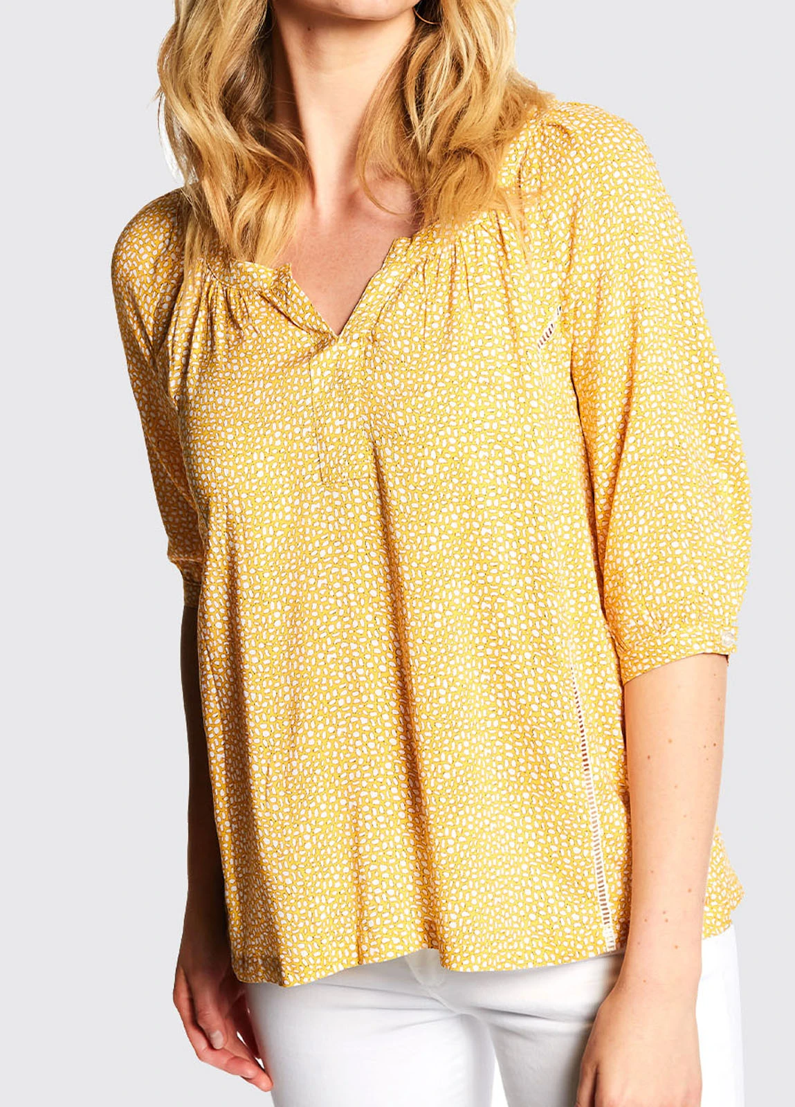 Dubarry Dahlia Shirt - Sunflower 4 Dubarry Dahlia Shirt - Sunflower - Image 2