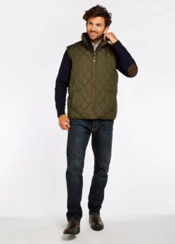Dubarry Davis Quilted Gilet - Olive -Dubarry Sales 350109 2o38QC9errcJ8b
