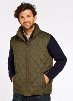 Dubarry Davis Quilted Gilet - Olive