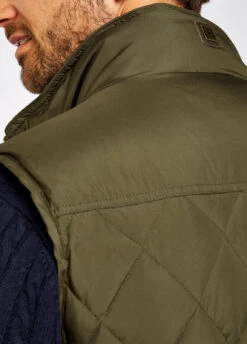 Dubarry Davis Quilted Gilet - Olive -Dubarry Sales 350109 6