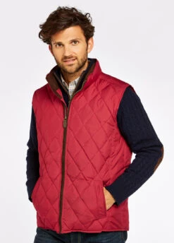 Dubarry Davis Quilted Gilet - Cardinal