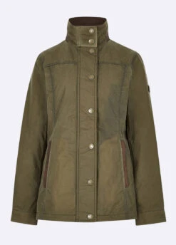 Dubarry Mountrath Waxed Jacket - Dusky Green -Dubarry Sales 351749 01