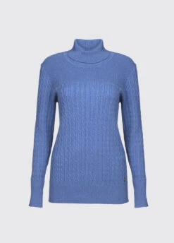 Dubarry Boylan Polo Neck Sweater - Denim