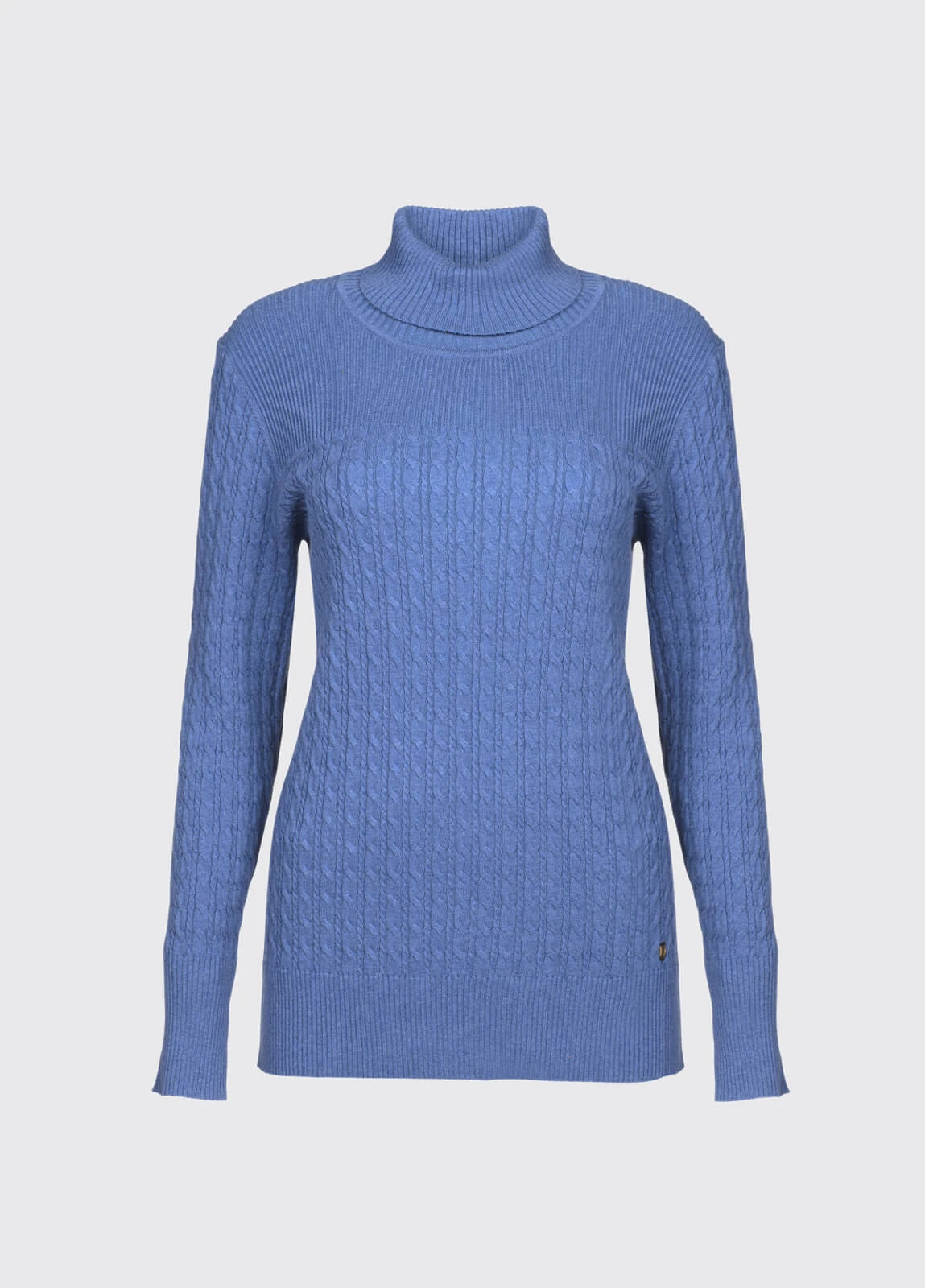 Dubarry Boylan Polo Neck Sweater - Denim 3 Dubarry Boylan Polo Neck Sweater - Denim