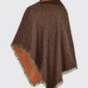 Dubarry Hazelwood Tweed Poncho - Oakwood -Dubarry Sales 354447 1