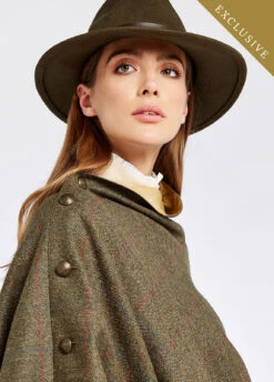 Dubarry Hazelwood Tweed Poncho - Moss -Dubarry Sales 354472 40OiHtV7DffI8L