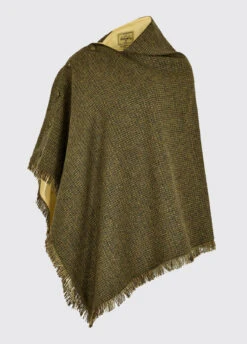 Dubarry Hazelwood Tweed Poncho - Heath