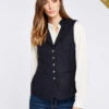 Dubarry Spindle Tweed Waistcoat - Navy 2 Dubarry Spindle Tweed Waistcoat - Navy -Dubarry Sales 354503 2