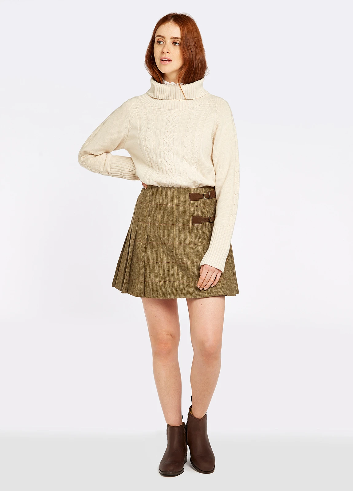 Dubarry Blossom Tweed Skirt - Elm 4 Dubarry Blossom Tweed Skirt - Elm - Image 2