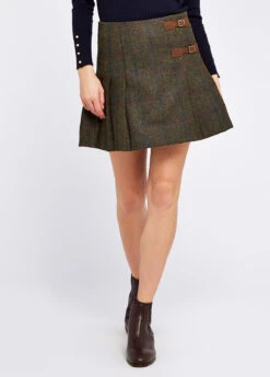Dubarry Blossom Tweed Skirt - Hemlock