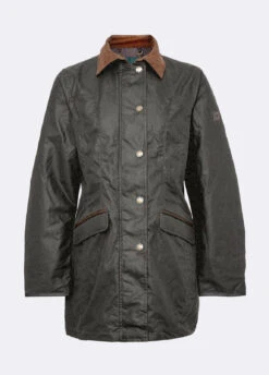 Dubarry Baltray Waxed Jacket - Olive