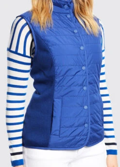 Dubarry Bayview Gilet - Royal Blue -Dubarry Sales 356458 3