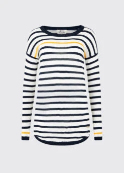 Dubarry Abbeyside Sweater - White Multi