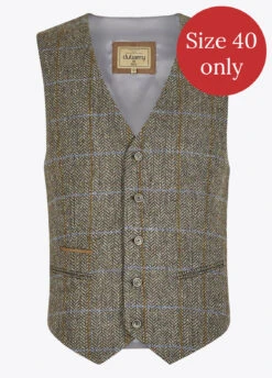Dubarry Ballyshannon Tweed Waistcoat - Woodbine