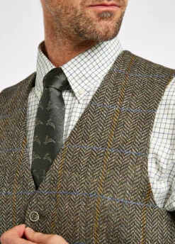 Dubarry Ballyshannon Tweed Waistcoat - Woodbine -Dubarry Sales 362160 4