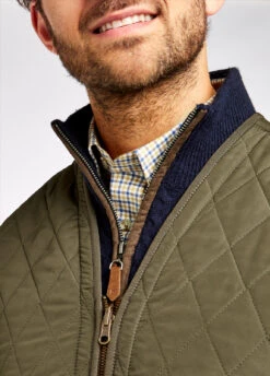 Dubarry Ballygar Quilted Waistcoat - Olive -Dubarry Sales 362509 5