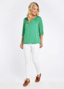 Dubarry Cloudberry Top - Kelly Green -Dubarry Sales 364533 2