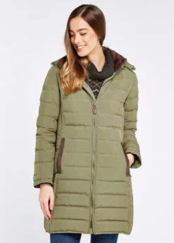 Dubarry Ballybrophy Quilted Jacket - Dusky Green