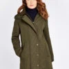 Dubarry Jamestown Quilted Jacket - Olive -Dubarry Sales 366109 03