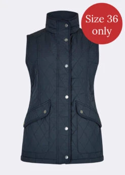 Dubarry Clonmel Quilted Gilet - Navy