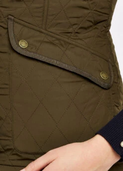 Dubarry Clonmel Quilted Gilet - Olive 9 Dubarry Clonmel Quilted Gilet - Olive -Dubarry Sales 366209 05