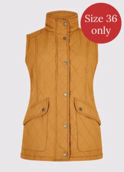 Dubarry Clonmel Quilted Gilet - Amber