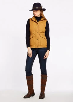 Dubarry Clonmel Quilted Gilet - Amber -Dubarry Sales 366246 02