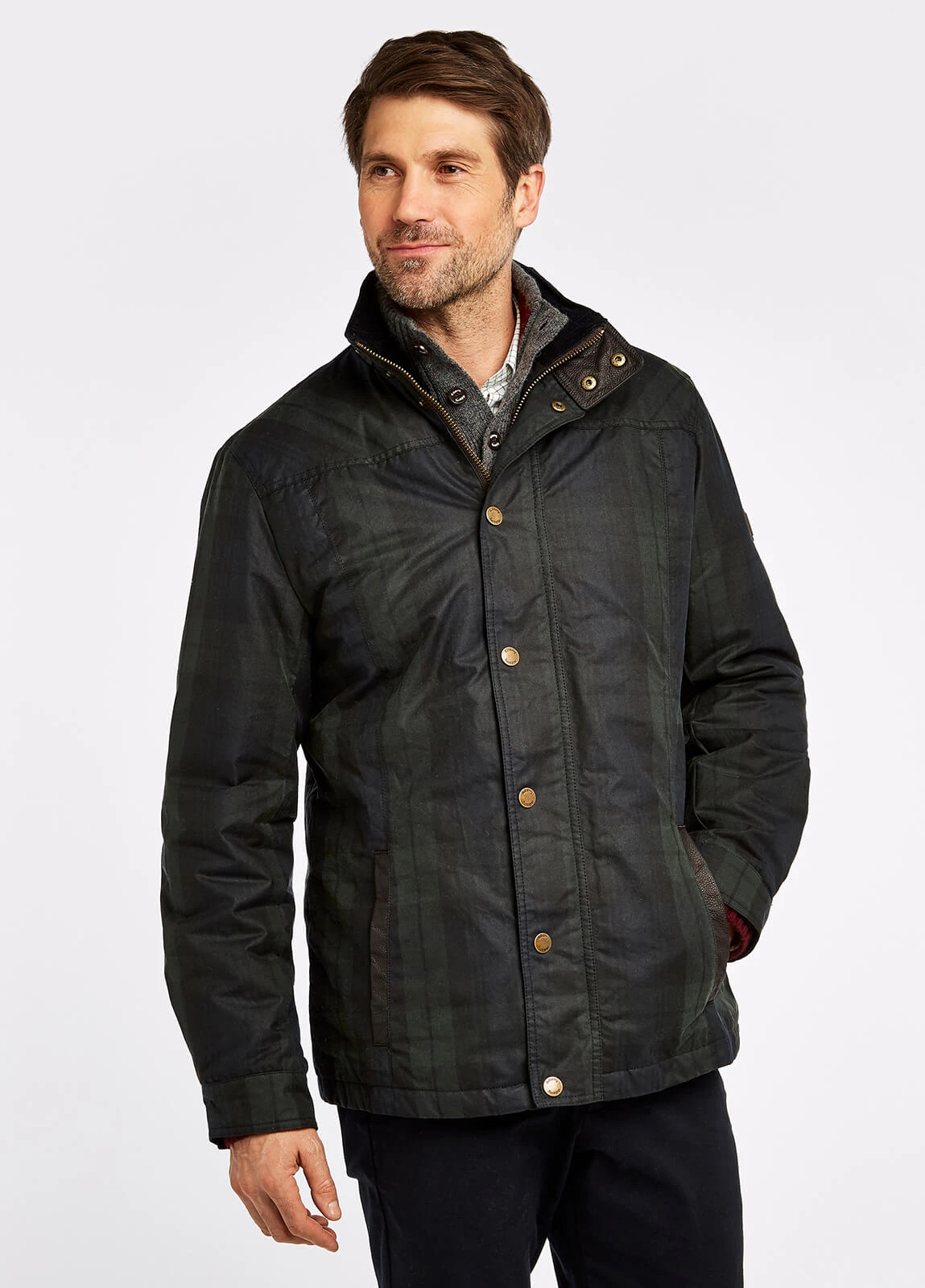 Dubarry Ballymote Wax Jacket - Black Watch 3 Dubarry Ballymote Wax Jacket - Black Watch