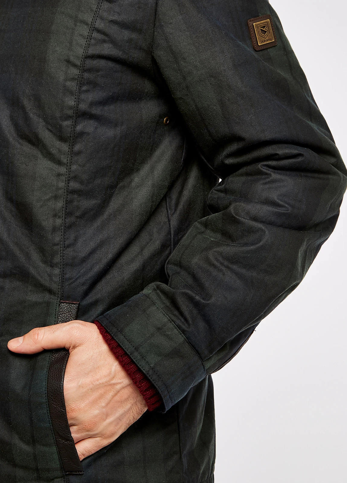 Dubarry Ballymote Wax Jacket - Black Watch 6 Dubarry Ballymote Wax Jacket - Black Watch - Image 4