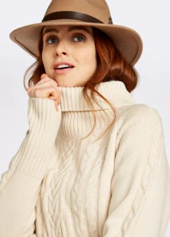 Dubarry Kennedy Knitted Sweater - Chalk -Dubarry Sales 368036 05