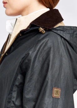 Dubarry Ballyvaughan Wax Coat - Midnight -Dubarry Sales 368383 05