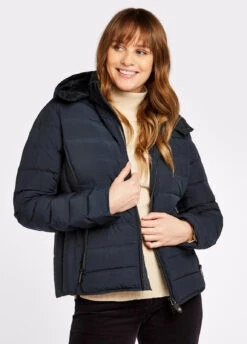 Dubarry Kilkelly Quilted Coat - Navy