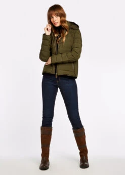 Dubarry Kilkelly Quilted Coat - Olive -Dubarry Sales 368409 2R4XLfu4ZX3TDB