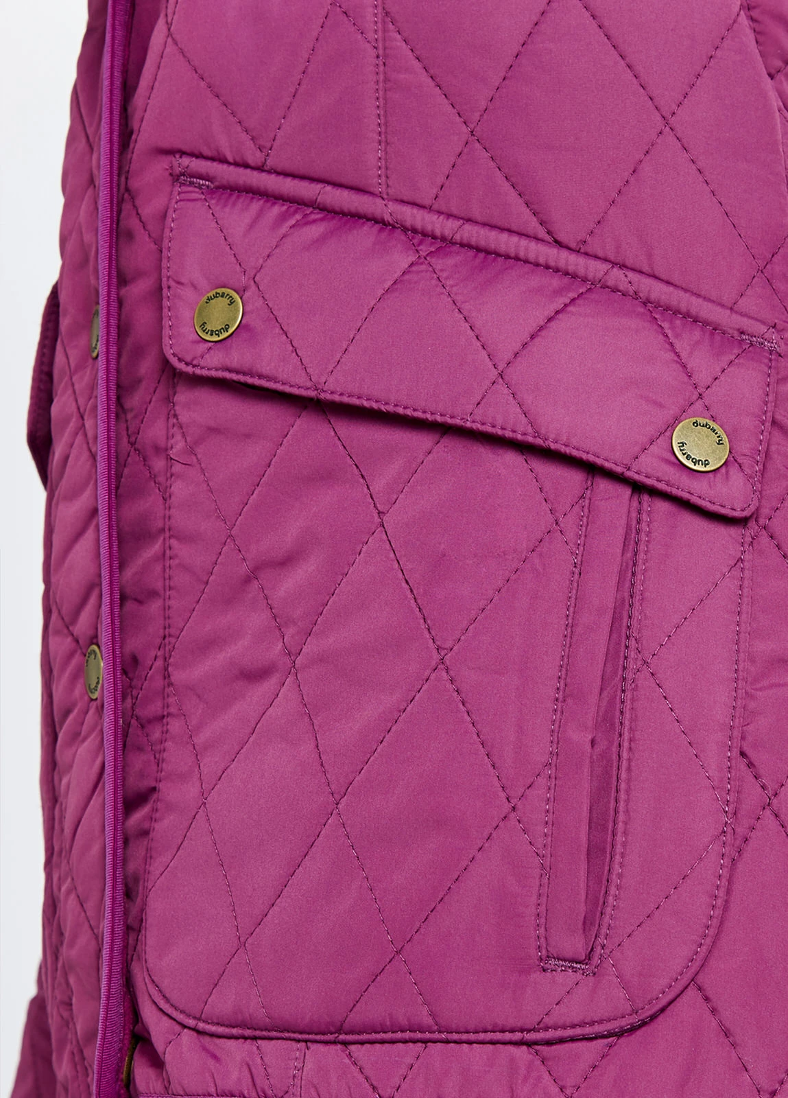 Dubarry Bettystown Quilted Coat - Berry 7 Dubarry Bettystown Quilted Coat - Berry - Image 5