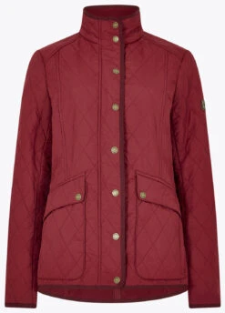 Dubarry Bettystown Quilted Coat - Ruby -Dubarry Sales 368544 01