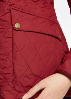 Dubarry Bettystown Quilted Coat - Ruby -Dubarry Sales 368544 06
