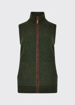 Dubarry Sheedy Knit Bodywarmer - Olive -Dubarry Sales 368709 1