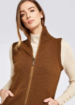 Dubarry Sheedy Knit Bodywarmer - Nutmeg -Dubarry Sales 368735 5