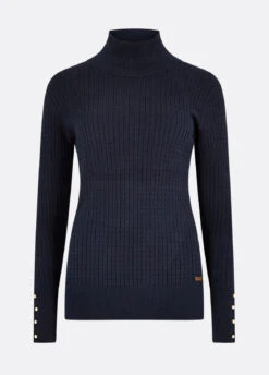 Dubarry Brennan Knitted Sweater - Navy -Dubarry Sales 368903 01