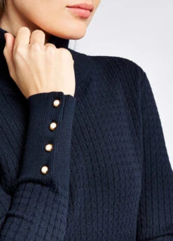 Dubarry Brennan Knitted Sweater - Navy -Dubarry Sales 368903 04